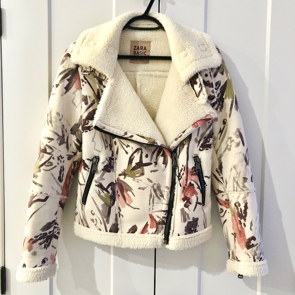 Zara Jackets & Blazers - ZARA Double Faced Shearling Jacket, Faux Suede, Size Med, Brand New Without Tags